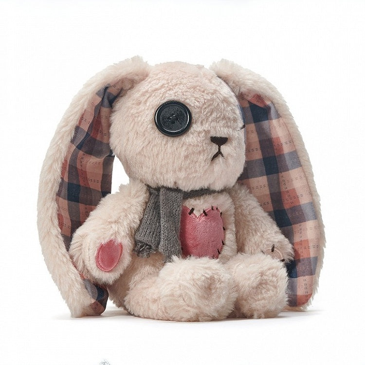 Bunny Kawaii Plush A Canvas Bag One-Eyed Khaki Guro with