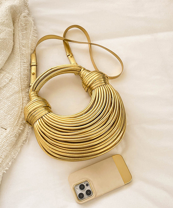 Amerikanische und modische europäische Gold-Einkaufstasche