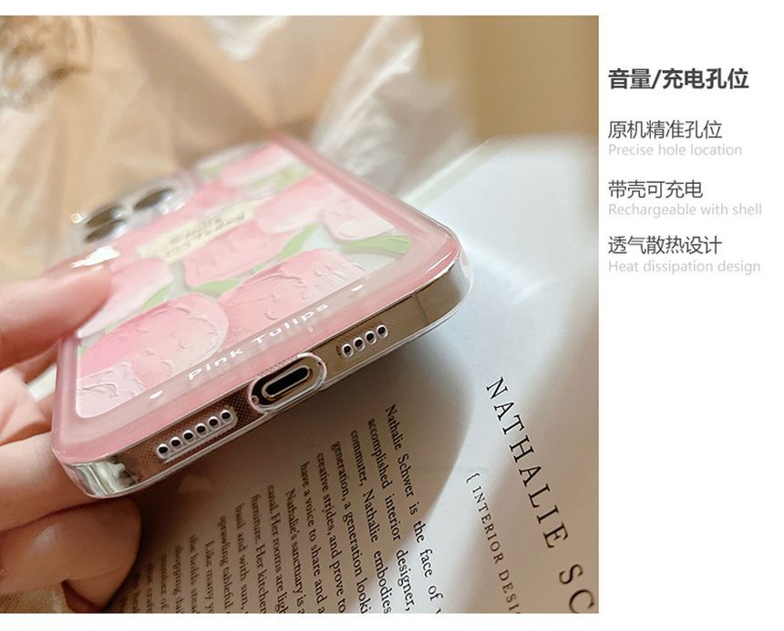 Tulip Phone Transparent Case