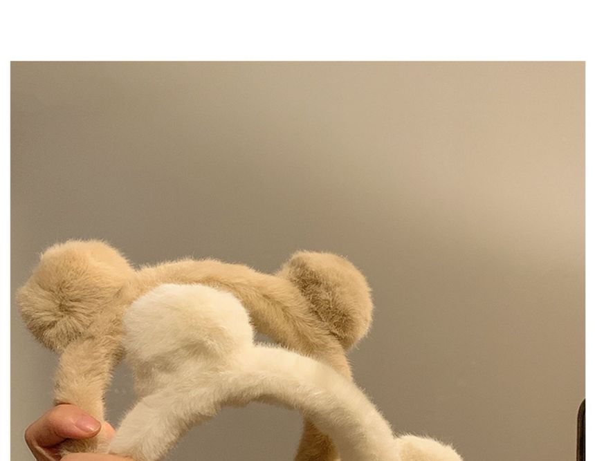 Ear Headband Chenille Bear