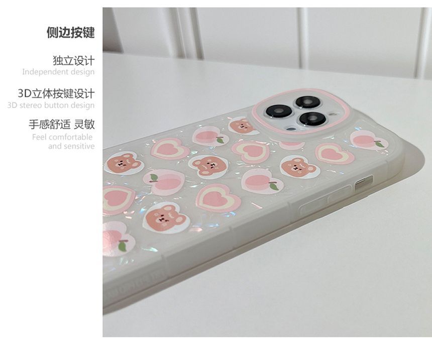 Phone Case Heart Bear