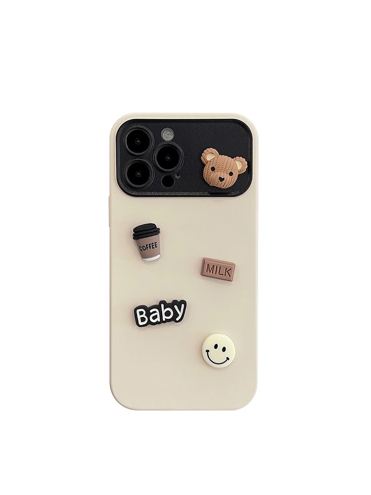 Phone Case Bear Coffee