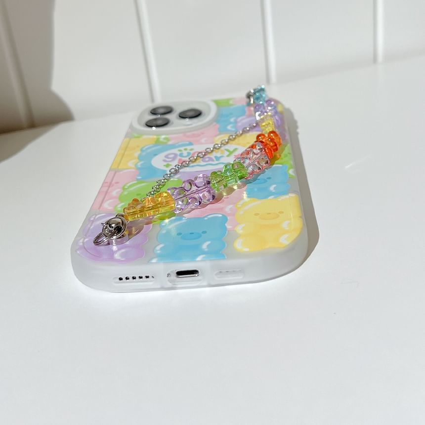 Phone Bear Strap Case