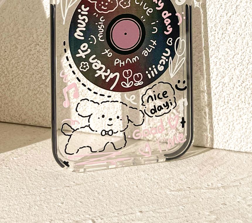 Phone Vinyl Animal Record Case