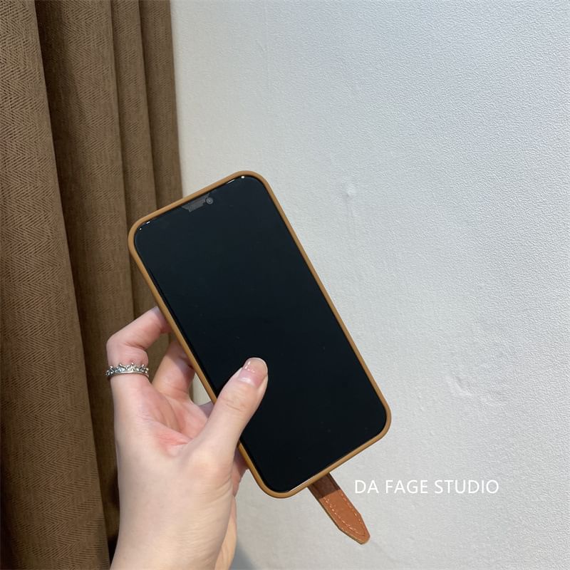 Case Strap Phone Faux Pearl