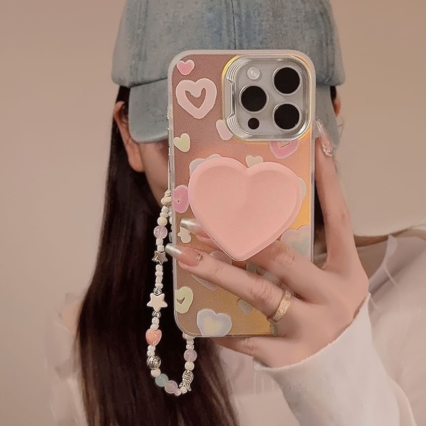 Holographic Case Phone Heart