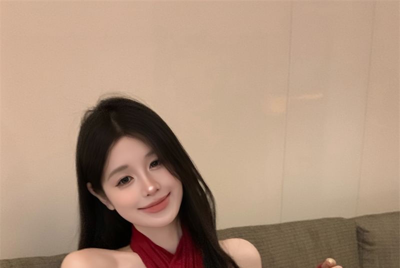 Long Sleeve Cold Shoulder Plain Mini Sheath Dress