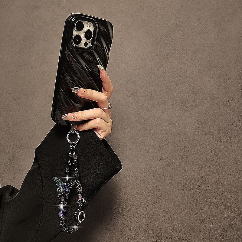 Schmetterlings-Handyband aus Kunstkristall