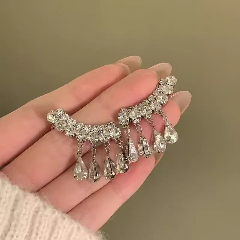 Climber Strass CZ Ohrring