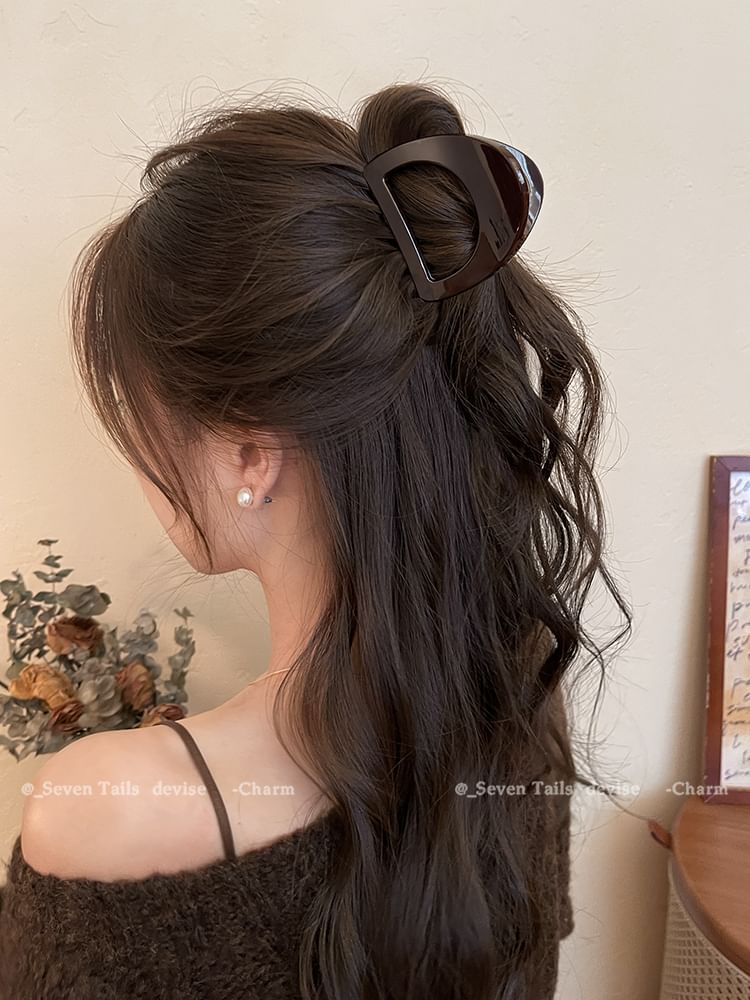 Acrylic Hair Claw Plain Clip