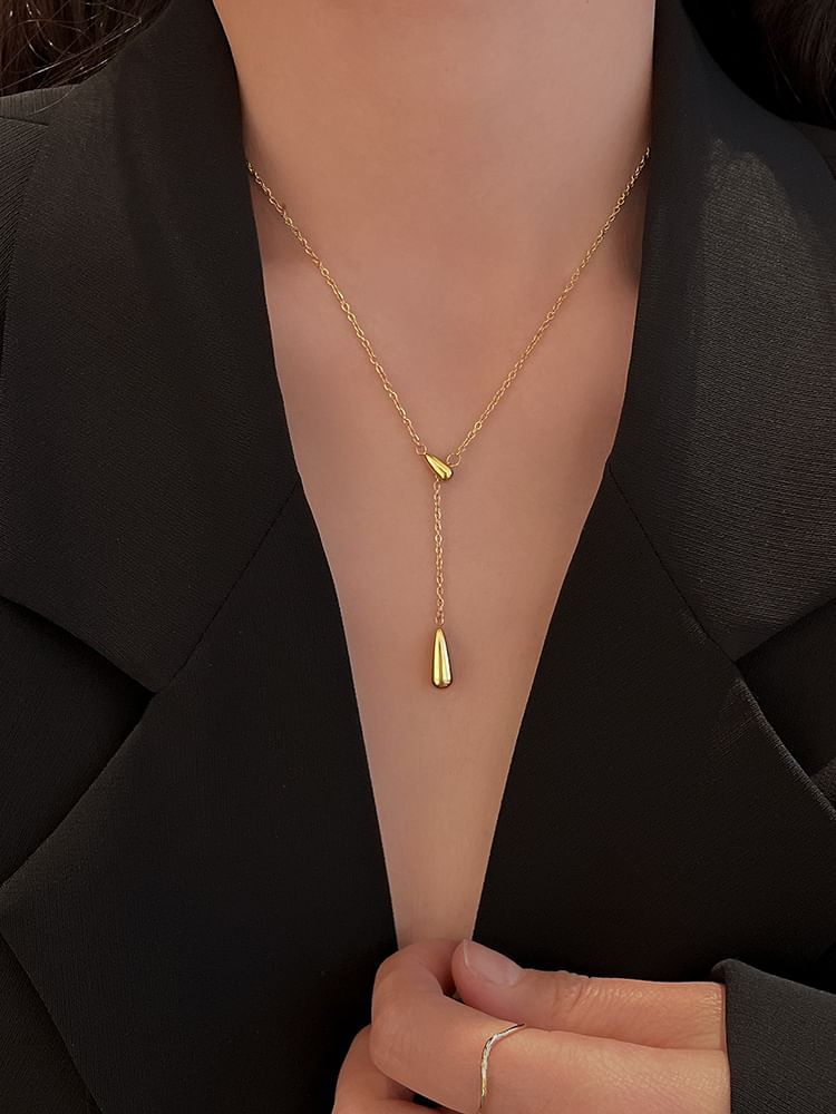 Tropfen-Halskettenanhänger