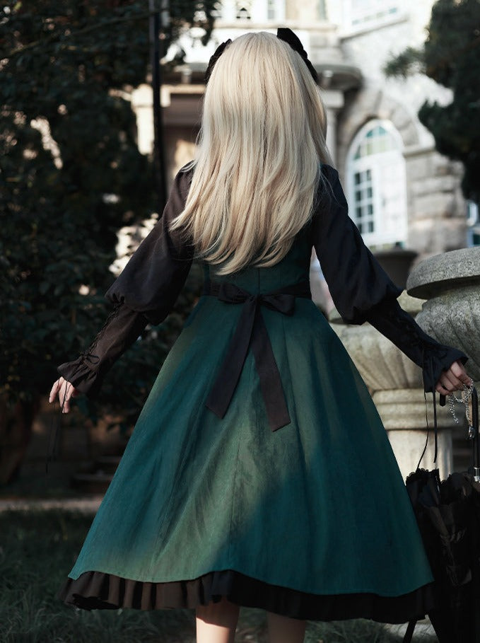 ダークマント + コントラストロリータグリーンカラーオプ