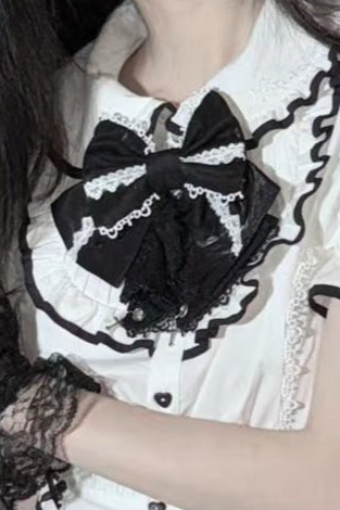 リボンクラッシュシャツ