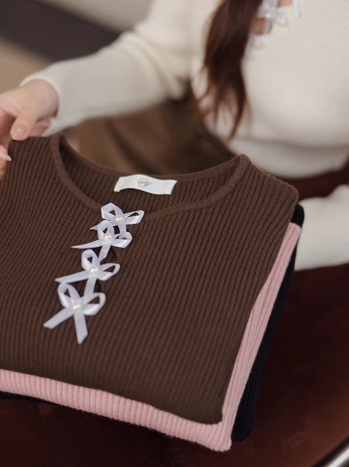 Wollhals, rund, locker, schmal, Top-Design, Band