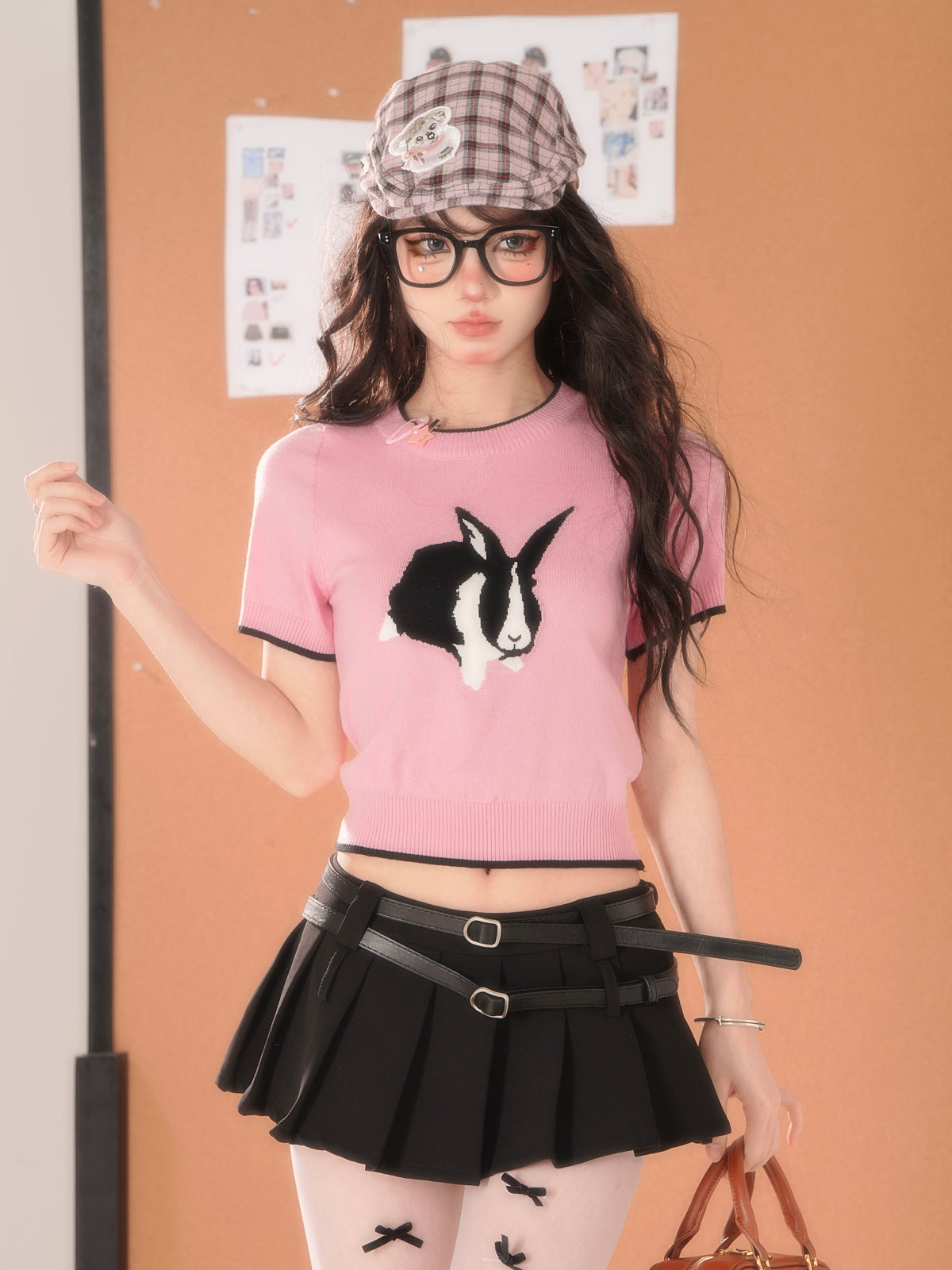 Rabbit Short Bicolor Retro Top