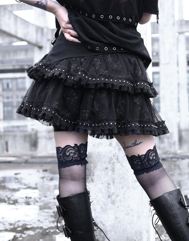 Metallschnalle Kuchen Leder Nietenschicht Punkrock