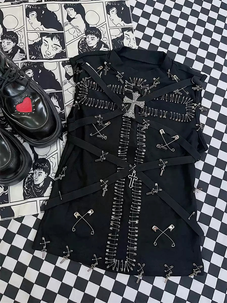 Y2k Gothic Punk Tank Tops