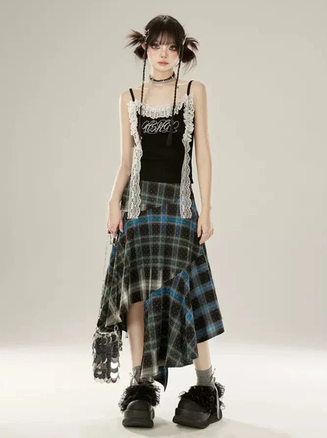 ミントキャミソールディフューザーレース