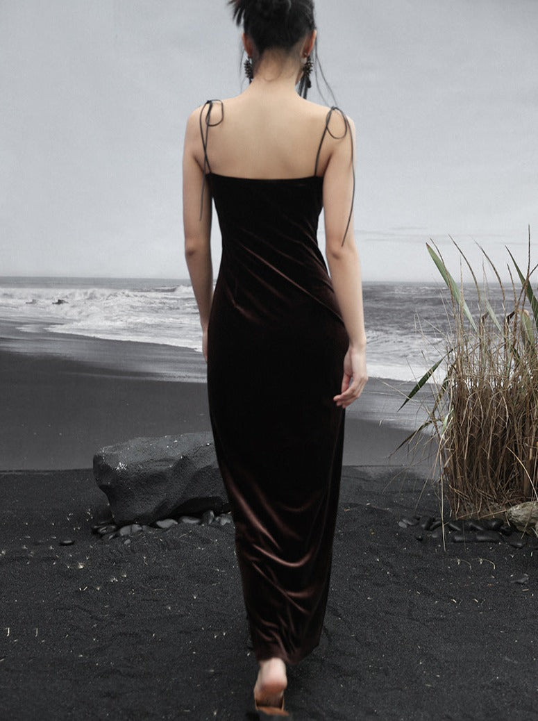 Schnallenkleid China Summer Dark