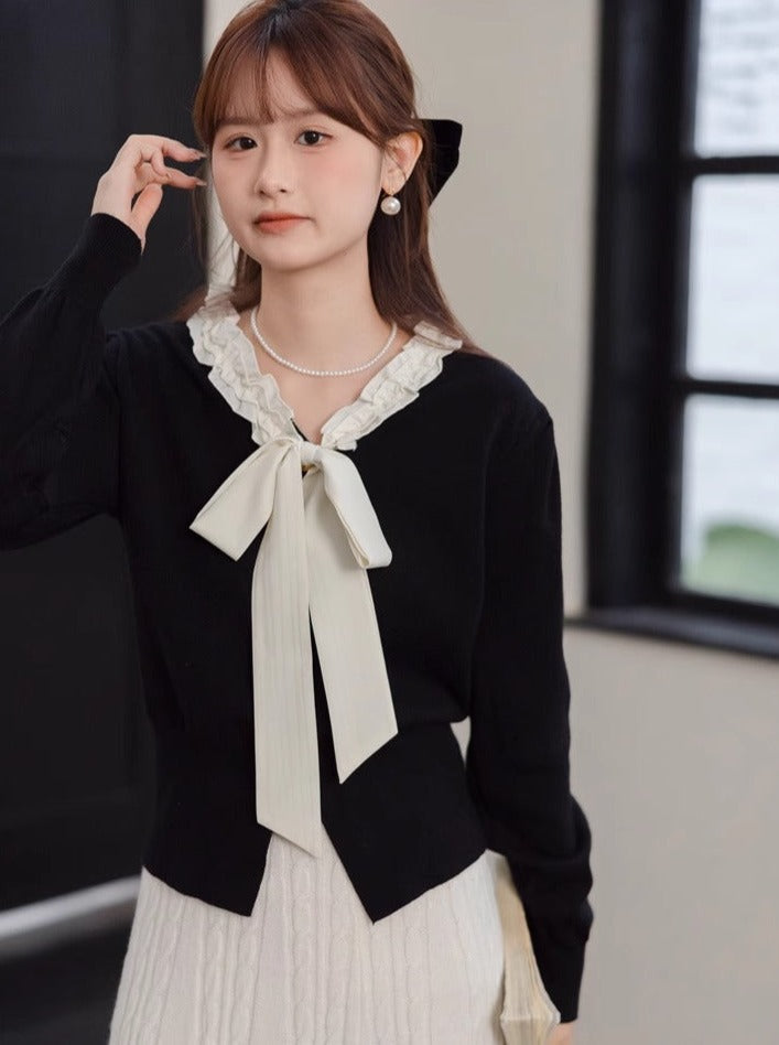 Bow Big Top French Design Ruffle