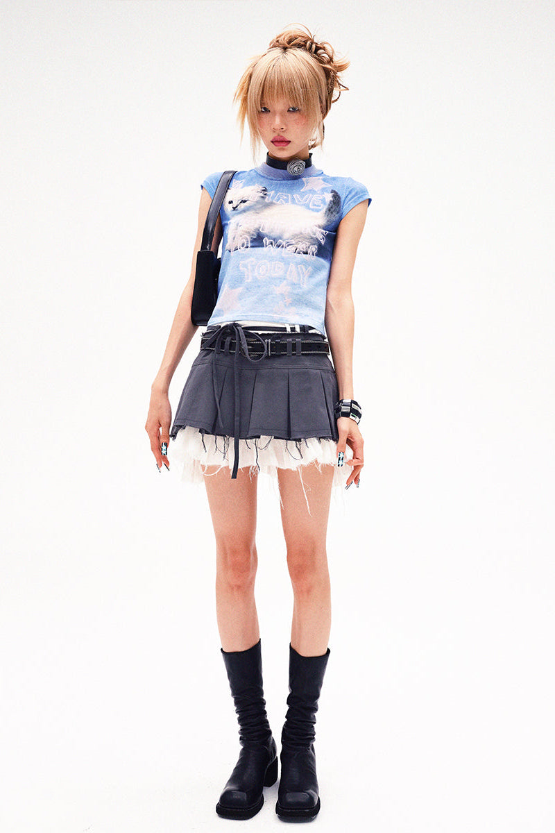 デザインアニマルTシャツ ネコ科