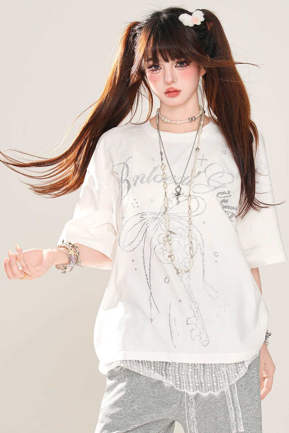 ライトトップルージュレースサブカルチャー