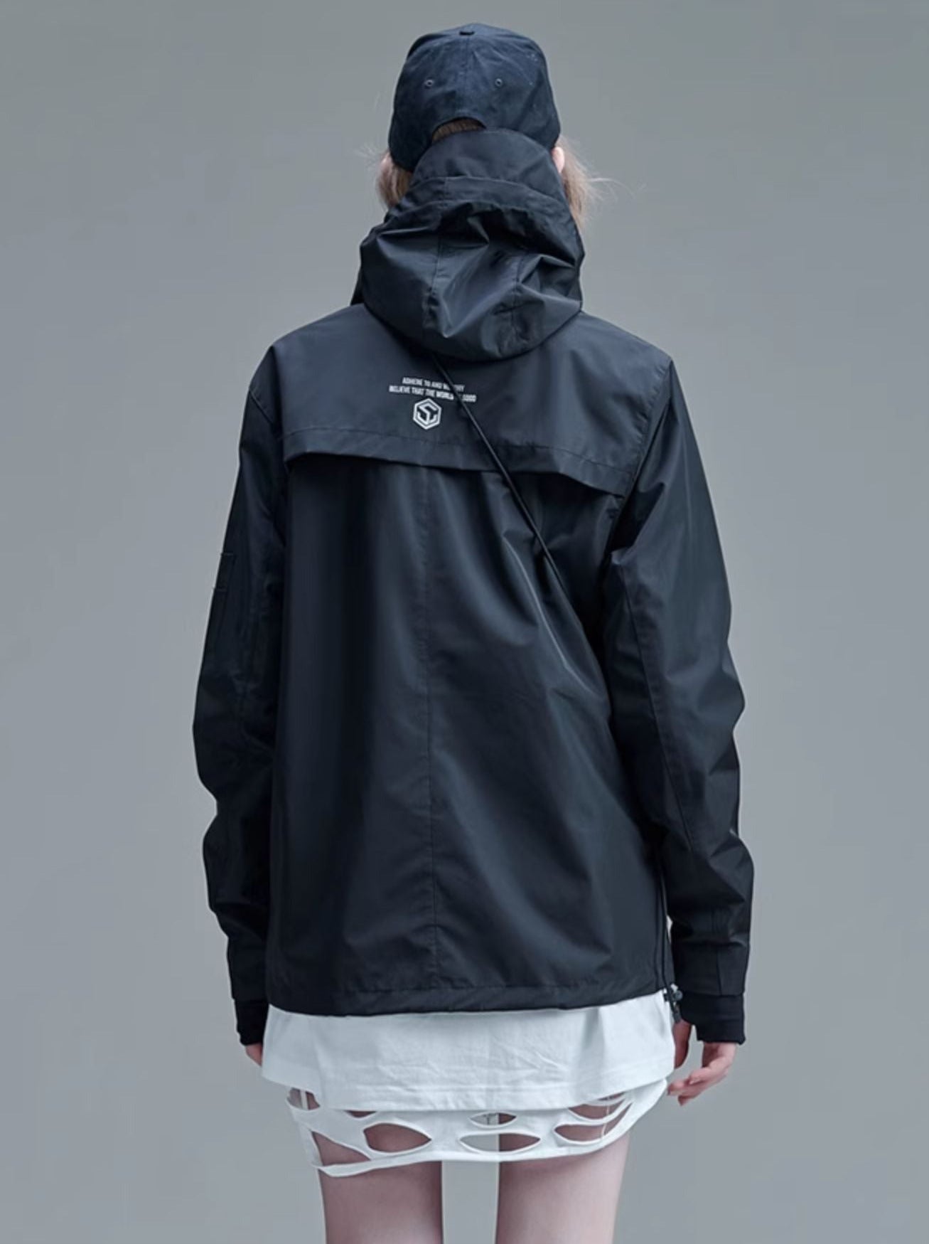 Jacket Windbreaker Street Hoodie Sporty