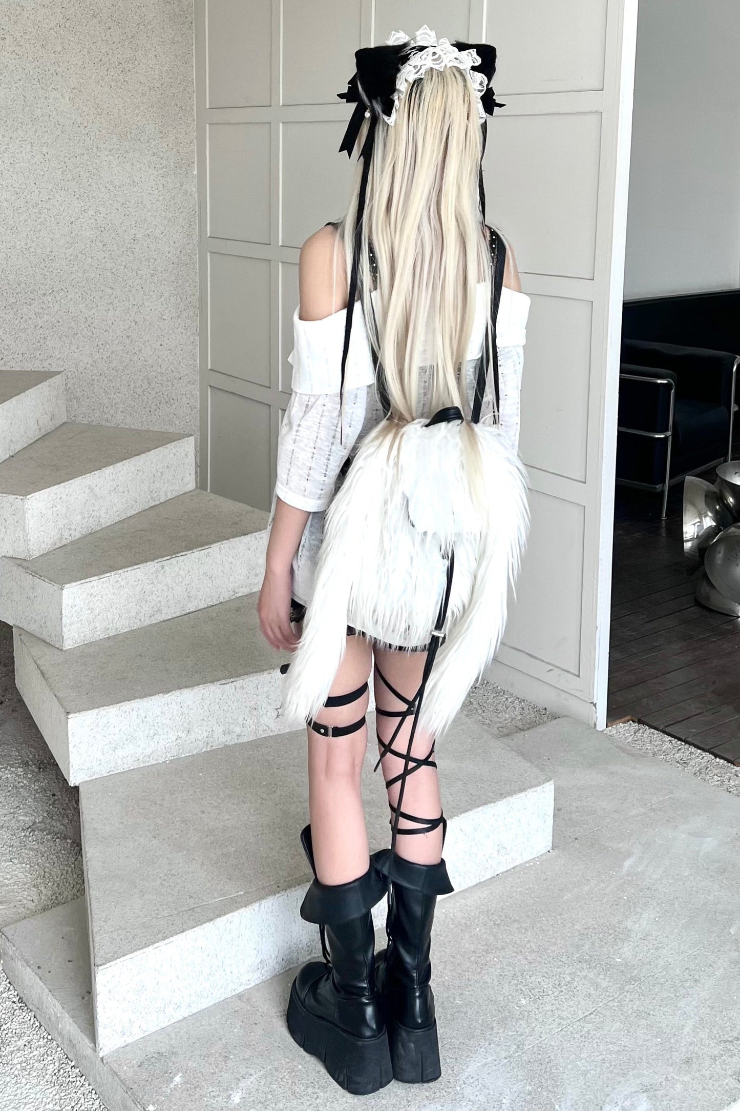 Süßes Top Print Smock Anime