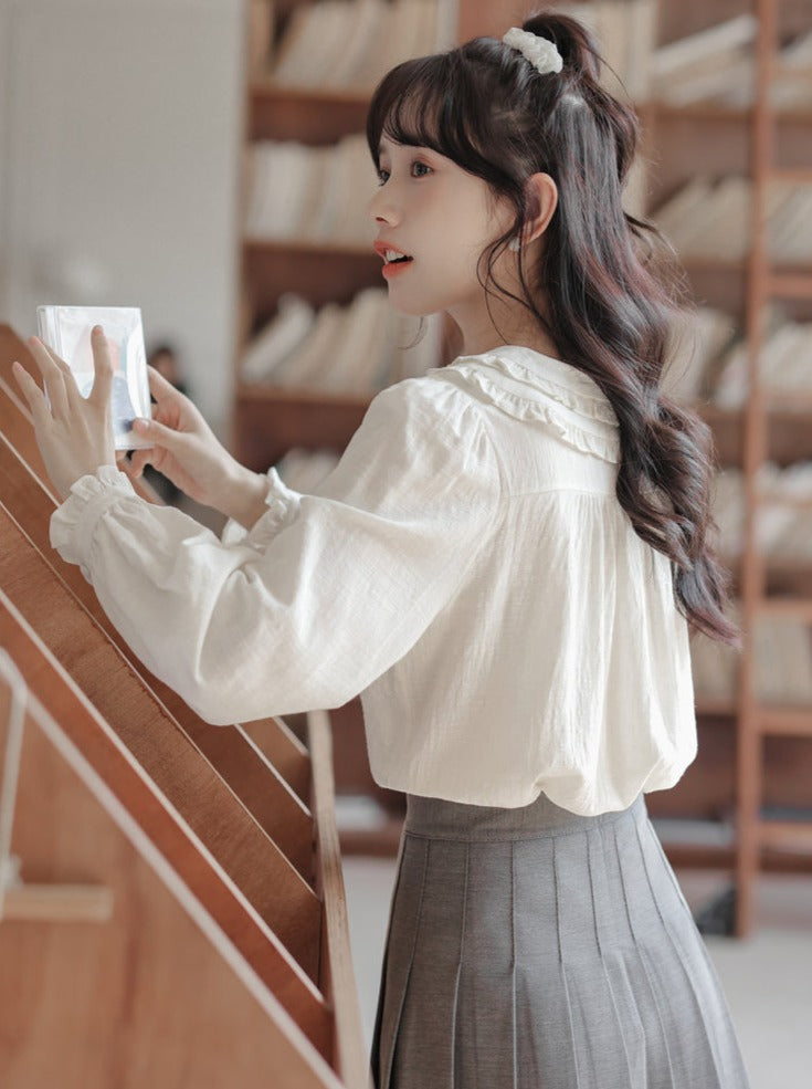 Retro Lace Doll Blouse Collar