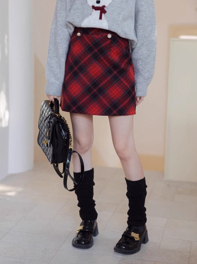 Enger Rock Diamantkariert Dunkel