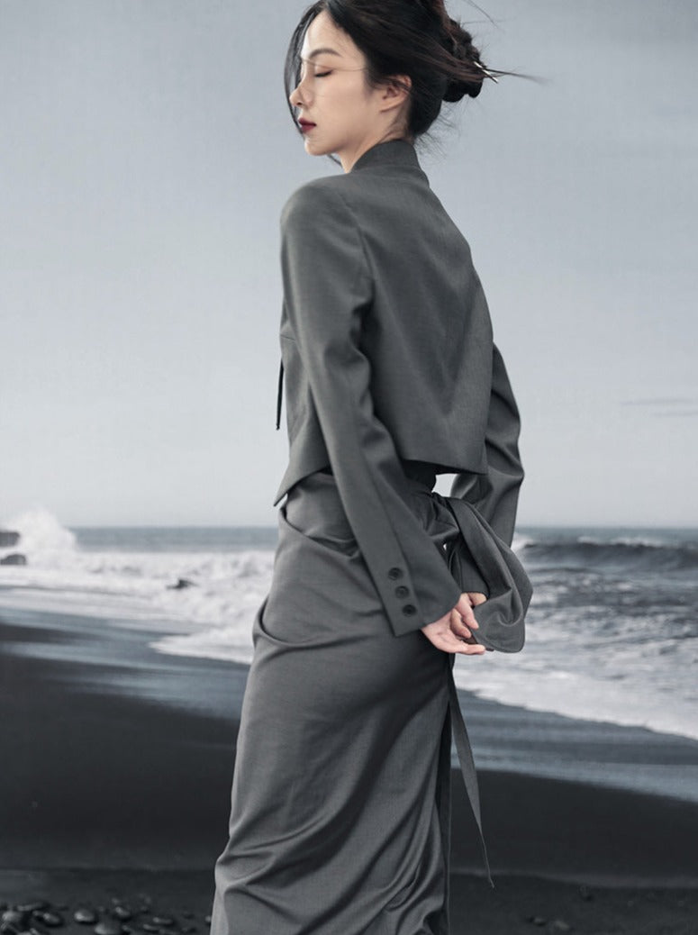 モードジャケット チャイナショート シック