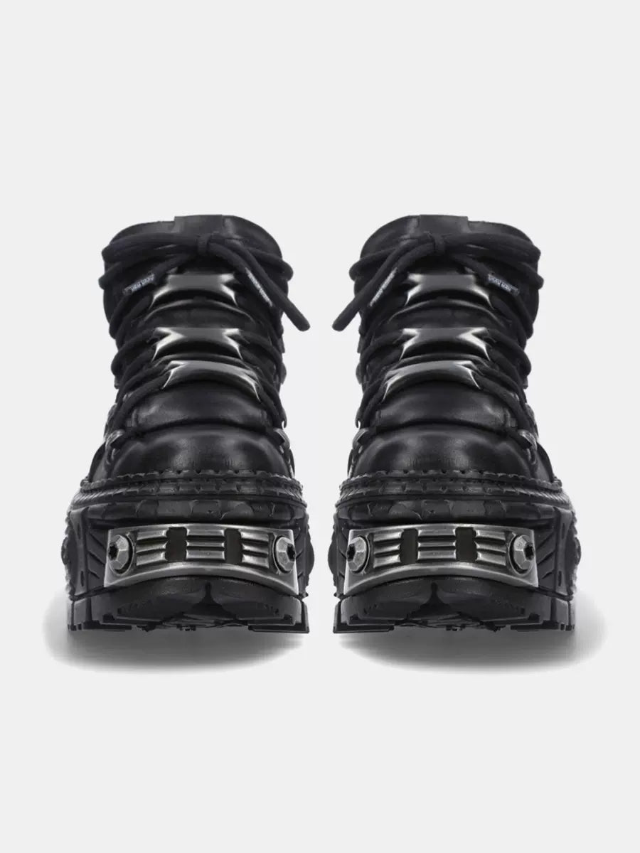 プラットフォームシューズ パンク レトロ ロックスタイル