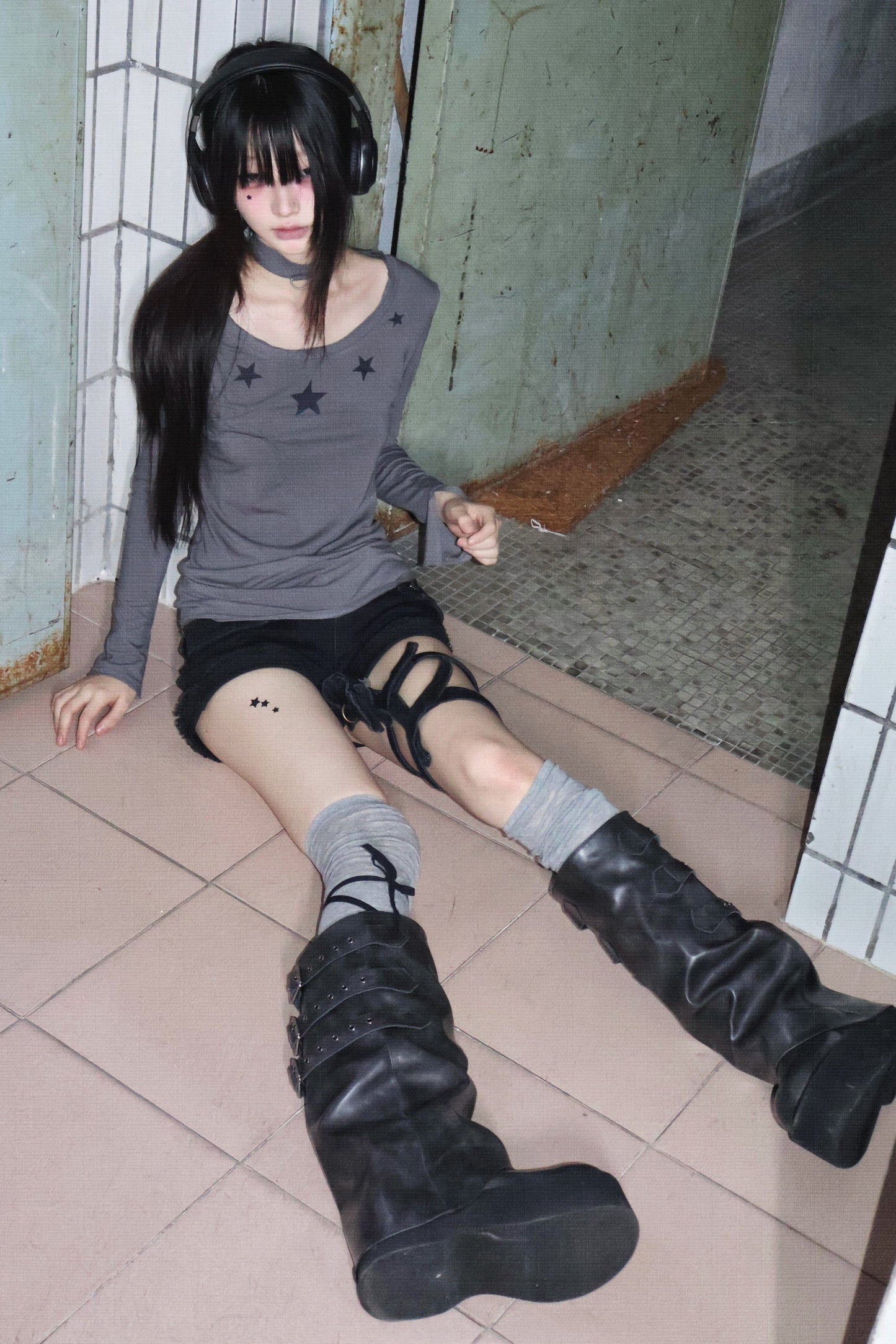 T Long Top Breaker Sun + Shield Suspender