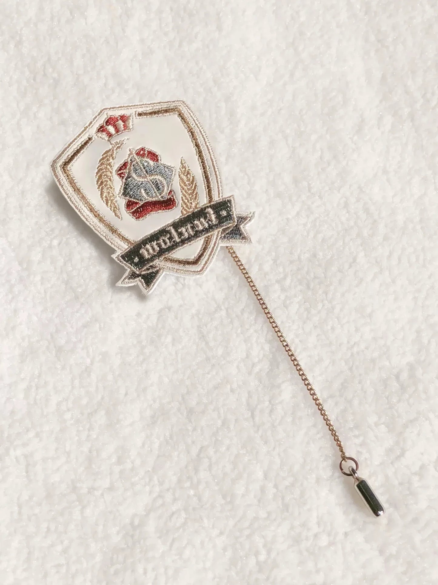 College Lace Red Retro Red Badge Chiffon Elegant Shirt Tie Emblem Sundress