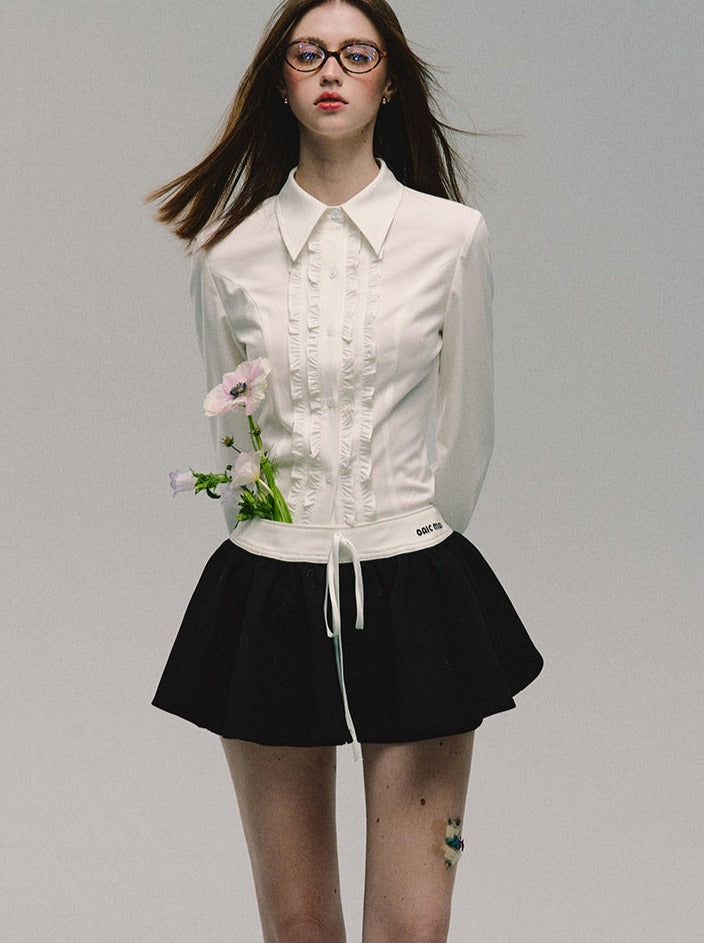 ブラック オールウエスト パンツ スカート マッチ ローツイル