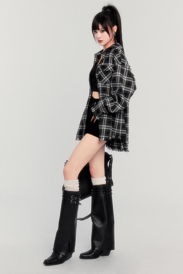 ベルベットのショートパンツ