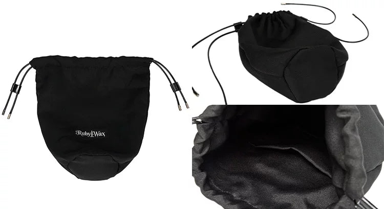 Black Victorian Lantern Purse - Gothic Lolita Bag by RubyWax