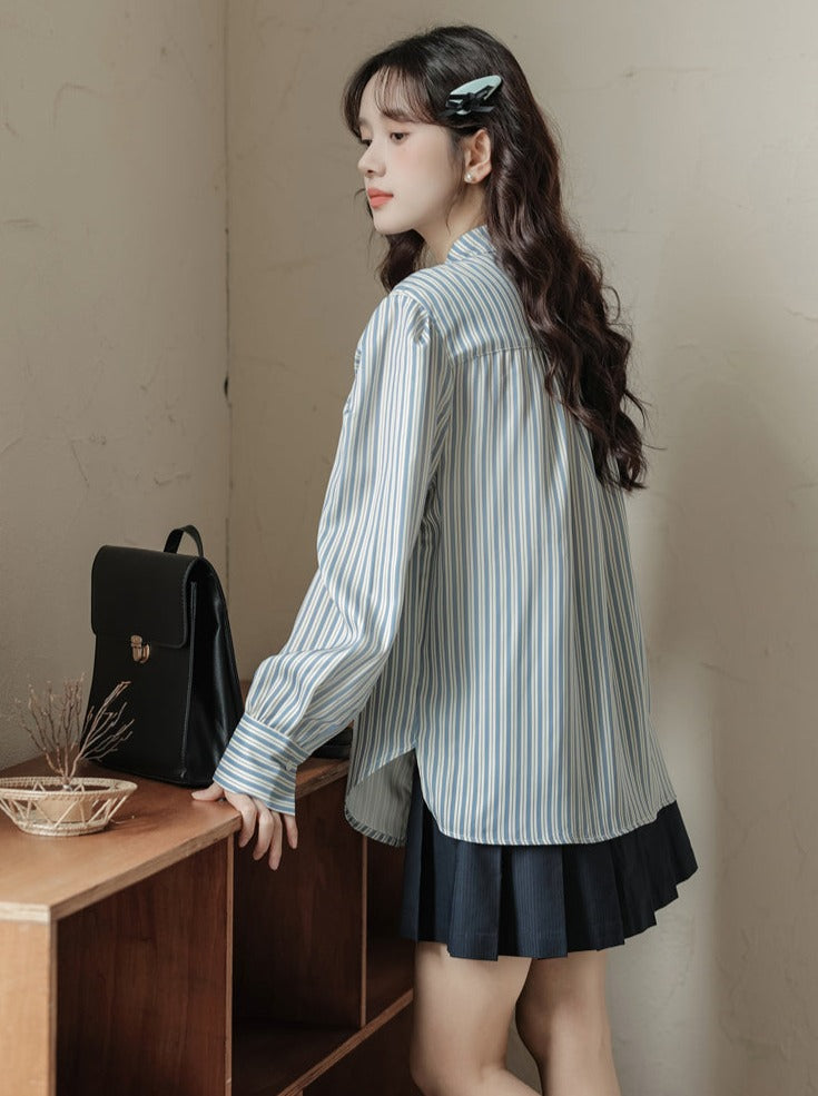 シャツ タイストライプ レトロ