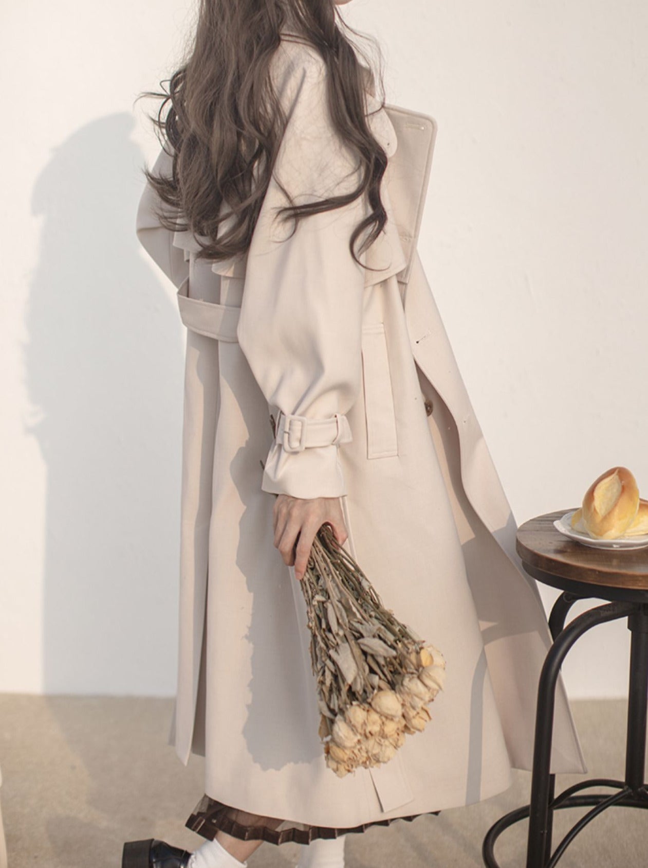 High Coat British Retro End Trench Style Cape