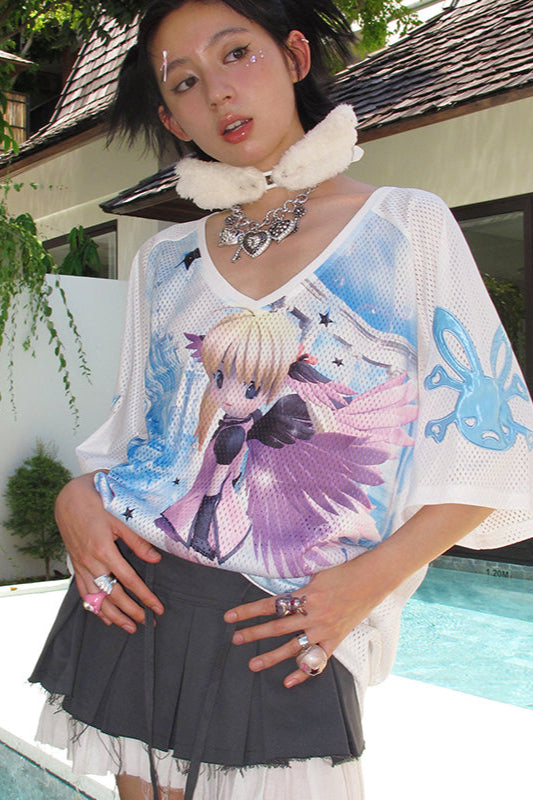 Wing Studded Angel Choker