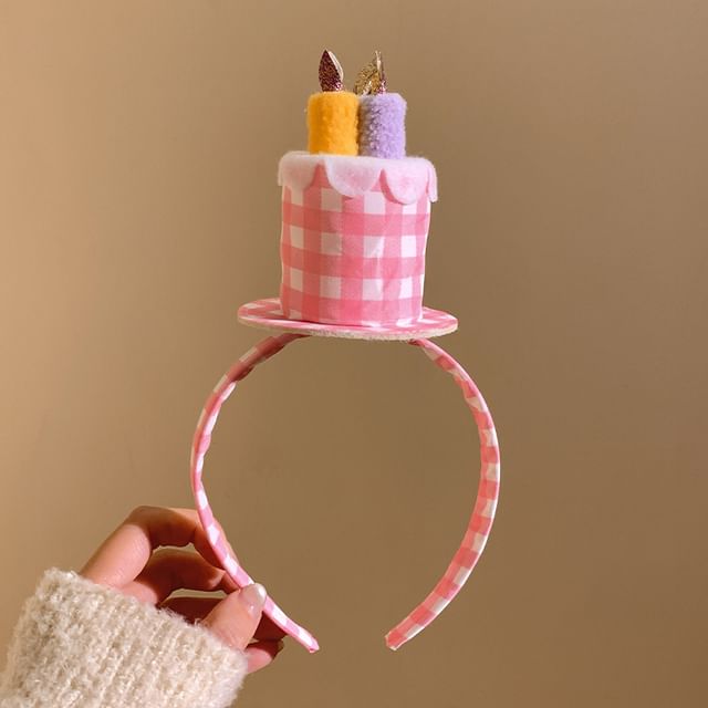 Polka Dot Cake Headband Birthday