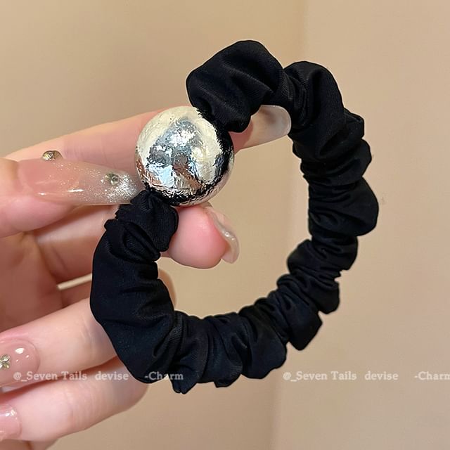 Velvet Tie Hair Bead