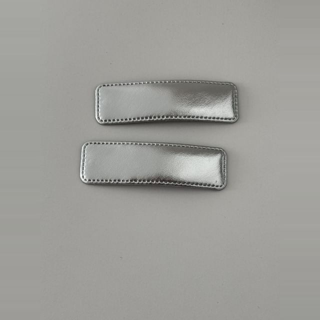 幾何学的なセットヘアクリップ合金