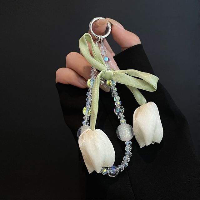 Flower Lanyard with Pad Phone