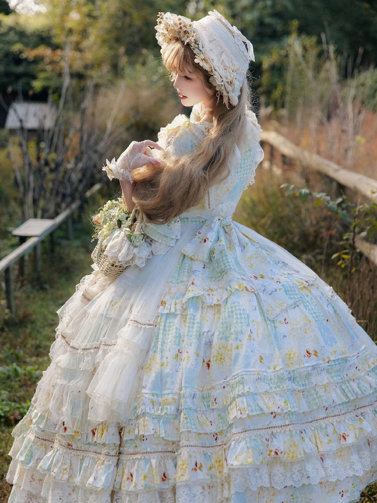 Bonnet Floral Hanayome Lolita Daisy Design