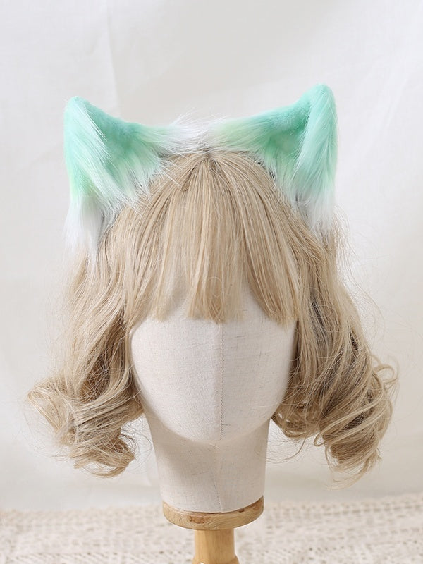 Kitten Fur Lolita Faux Sweet Ear Colors 8 Hairclips