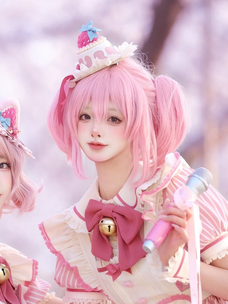 Strawberry Cake Mini Hat, Sweet Pink Design - Sakurahime