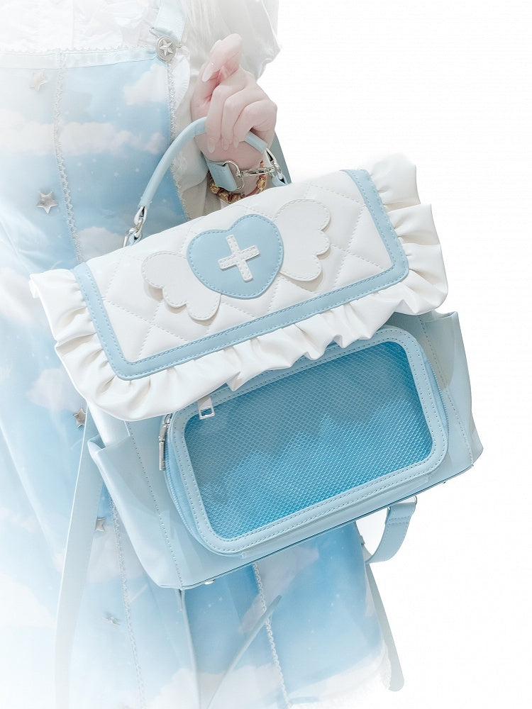 Blue Bag White Backpack Kaiwai Tenshi Doll Ita