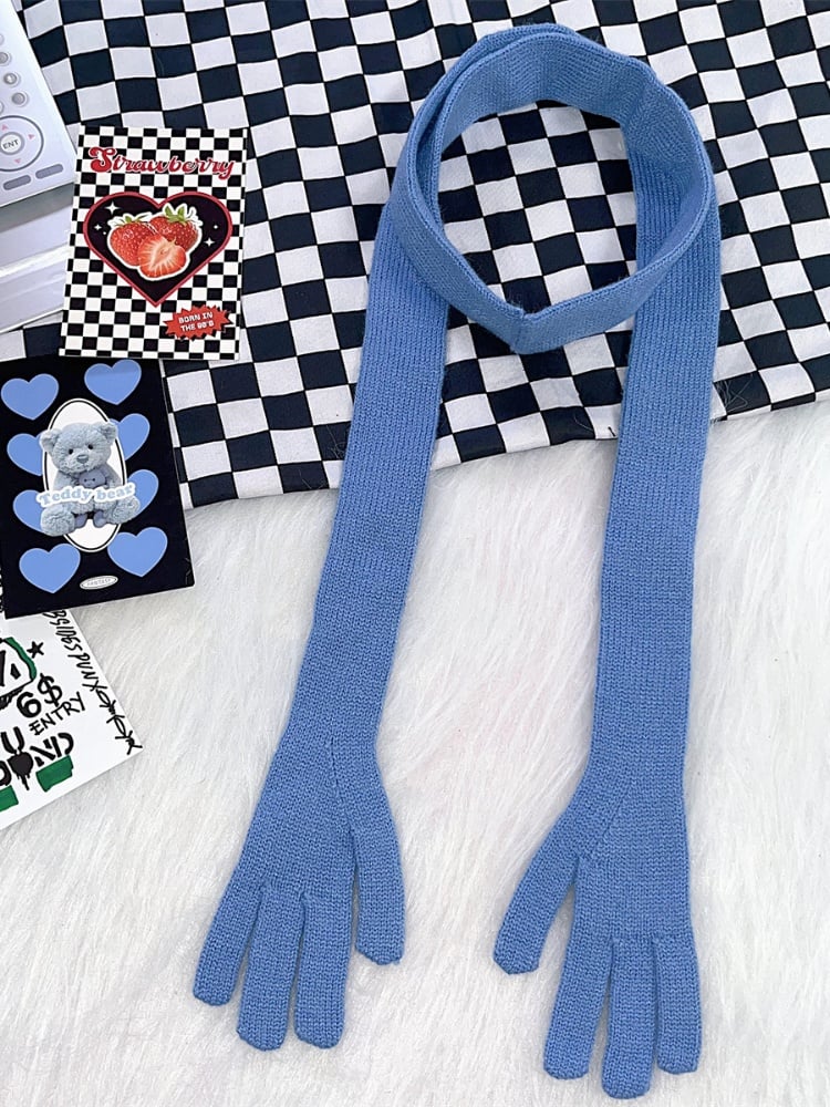 Y2K Handförmiger Schal