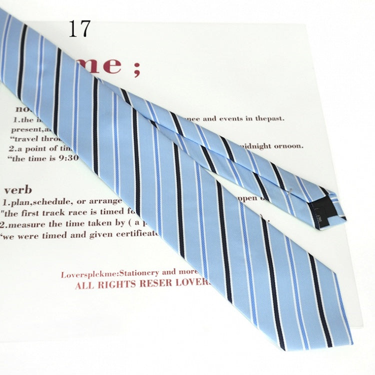 Neck 17 Options Tie Pattern Uniform JK Striped